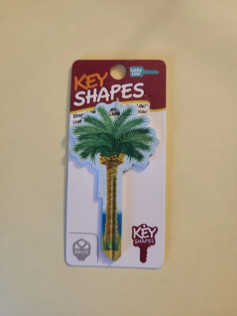 Palm Tree house key blank Kwikset