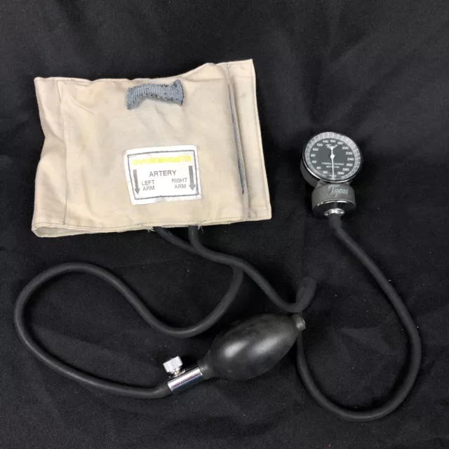Vintage Tycos Blood Pressure Hook-Cuff Collectible Aneroid Sphygmomanometer