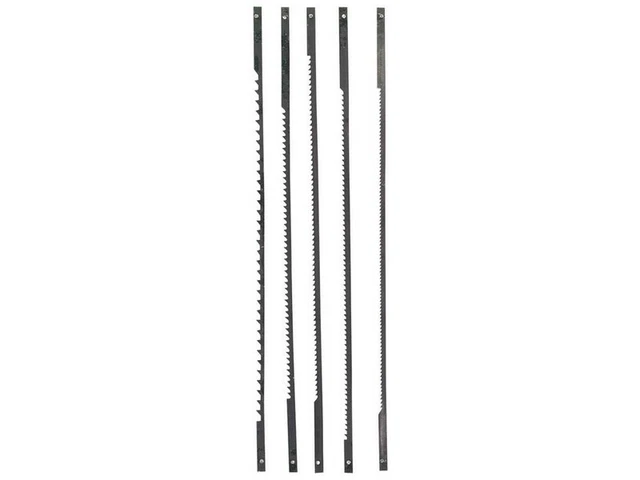 Lame Multiuso 24 Lame Per Sega A Traforo - 10/15/18/24 Denti, Acciaio Carbonio, 127mm Per Legno E Plastica Lame Per Traforo Elettrico