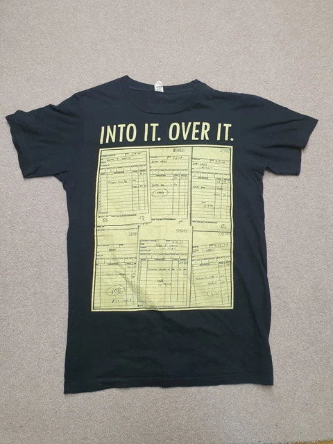 Into it. Over it. No Sleep Records Band Shirt Size Small S Evan Weiss Merch