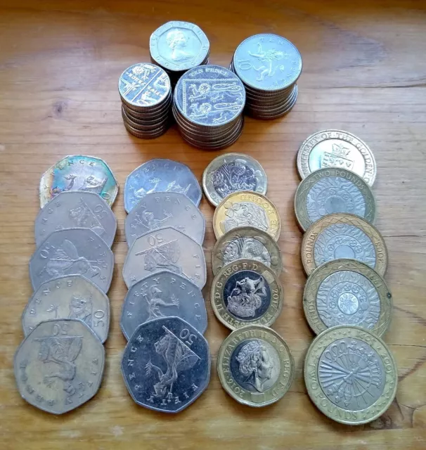 England Pfund Münzen Lot Britische Pfund Konvolut british pound GB Geld