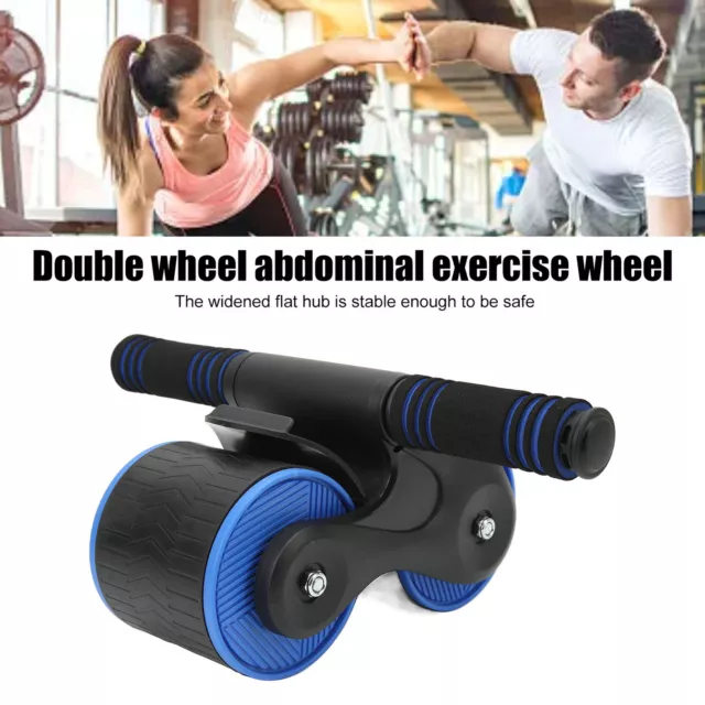 DOUBLE ROUND ABDOMINAL Wheels Roller Domestic Abdominal Exerciser Home ...