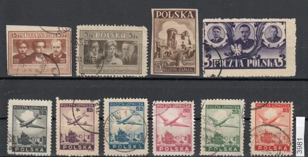 Briefmarken Polen gestempelt