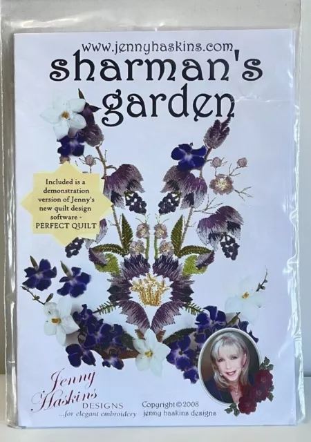 JENNY HASKINS Sharman's Garden FOR ELEGANT EMBROIDERY DESIGNS BY 2008