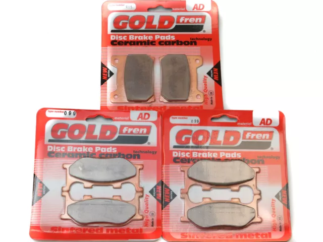 Brake Pads Front & Rear For Yamaha XVS 1100 A Dragstar Classic 2000-2006