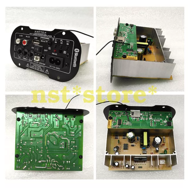 Power amplifier board built-in Bluetooth car computer audio motherboard