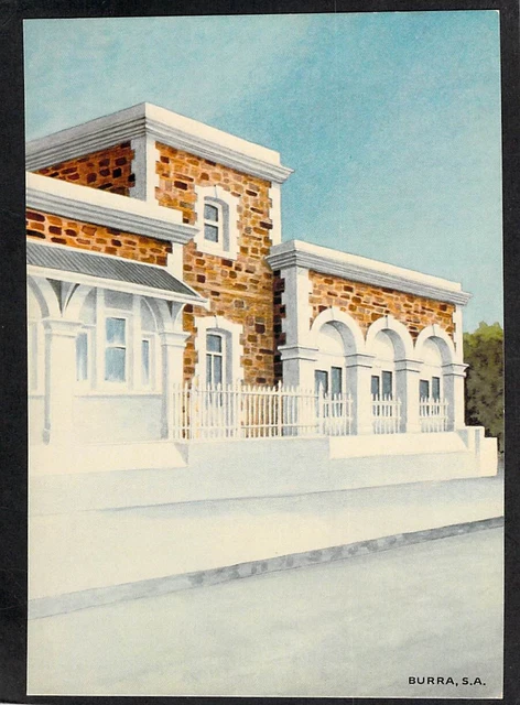 B8545 Australia maxicard aspc057 Burra Post Office postcard