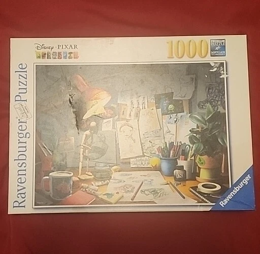 RAVENSBURGER DISNEY PIXAR The Artist's Desk 1000 Piece Jigsaw Puzzle