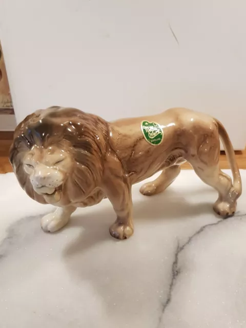 Large Ceramic Melba ware Lion H6" X W10" vgc