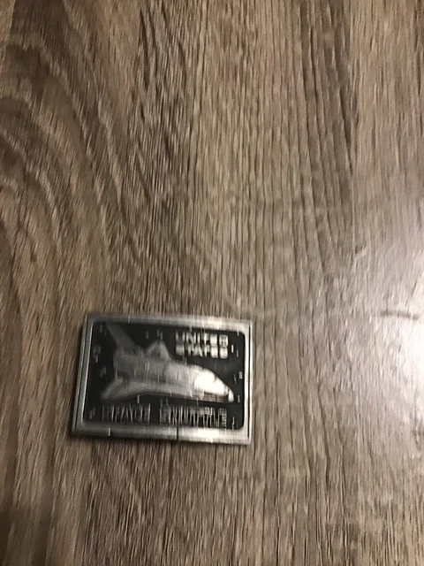 space shuttle belt buckle Solid Pewter