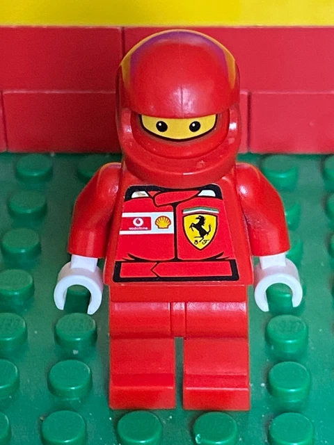 GENUINE - LEGO MINIFIGURE F1 FERRARI PIT CREW MEMBER from set 8144 £3. ...