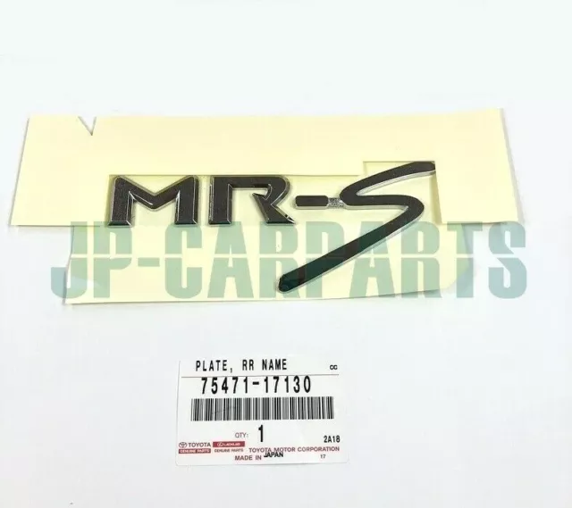 Genuine Toyota Jdm Rear Emblem Chrome Badge 75471-17130, Mr2 Spyder Mr-S Zzw30