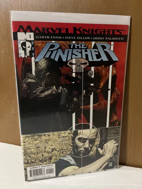 Punisher 1 🔥2001 Frank Castle🔥GARTH ENNIS🔥Marvel Knights Comics🔥NM