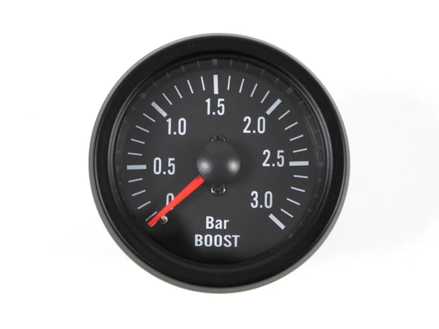 Digitale Turbo-Ladedruckanzeige 52mm - Rot Beleuchtet Mit Blauer LED Für Auto