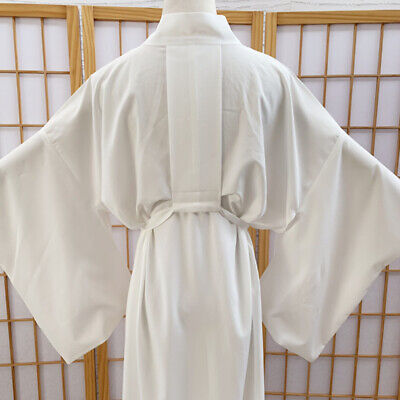 Unisex Chiffon Yukata Kimono Men Women Japanese Bathrobe Gown Inner Retro Casual