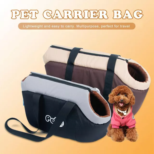 Pet Dog Cat Puppy Carrier Bag Comfort Tote Travel Carry Shoulder Sling Handbag