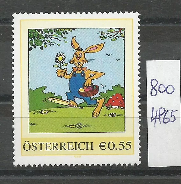 Österreich PM personalisierte Marke "Osterhase" 8004965 **