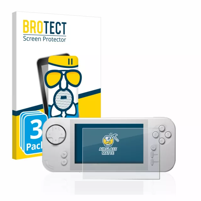 3x BROTECT AirGlass Matte Protection d'écran en verre mat pour Nintendo Switch  Lite