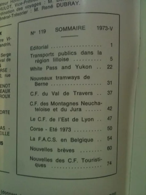 Chemins de fer regionaux et urbains 119 - FACS : CF du Jura et de Lyon