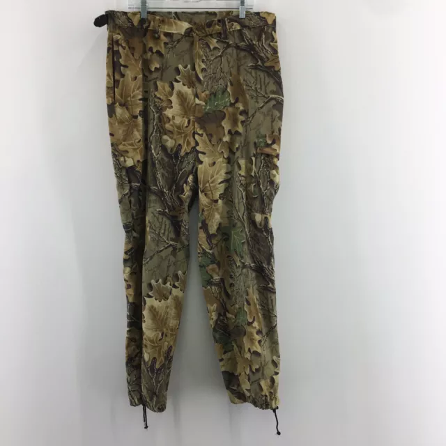 Woolrich Dark Green Brown Real Tree Camo Hunting Pants Mens Size L