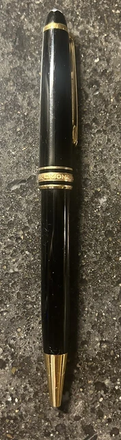 Vintage Montblanc Meisterstuck Gold TRIM Ballpoint Black Pen Germany
