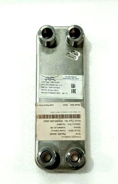 Alfa Laval CBH16-9H Brazed Plate Heat Exchanger #NEW