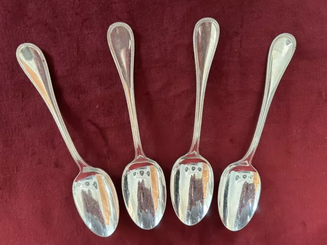 Christofle PERLES Teaspoon, Silver-Plated, 6" ($100 new) FRANCE