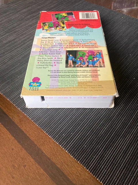 Barney Barney In Concert Vhs Classic Collection 1991 10 84 Barney Barney In Concert Vhs Classic Collection 1991 10 84