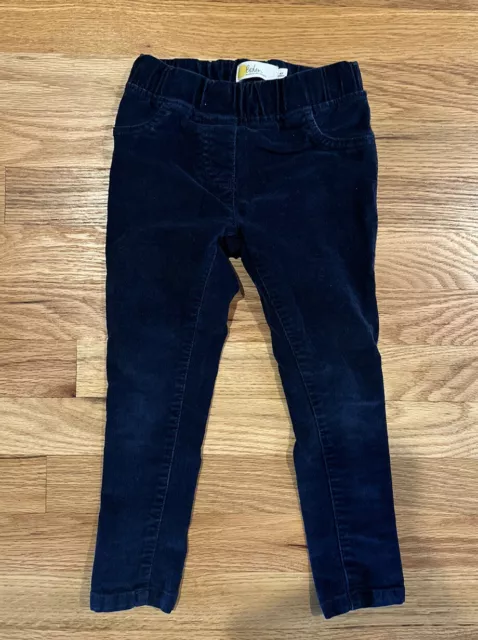 Mini Boden Girls 4T Navy Corduroy Pants