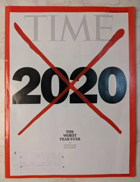 TIME Magazine Mag - THE WORST YEAR EVER Issue - December 14 2020