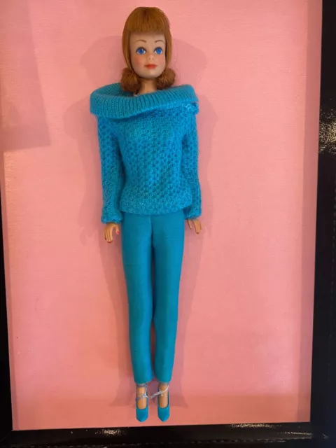 Vintage 1962 original Barbie Midge Doll in original Blue outfit