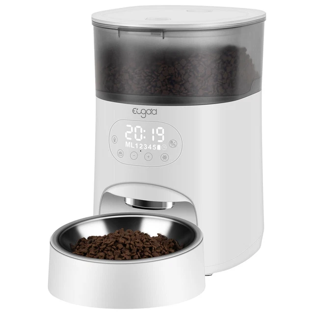 4L 2kg Futterautomat Smart Futterspender Hund Katze mit 10s Voice Recorder