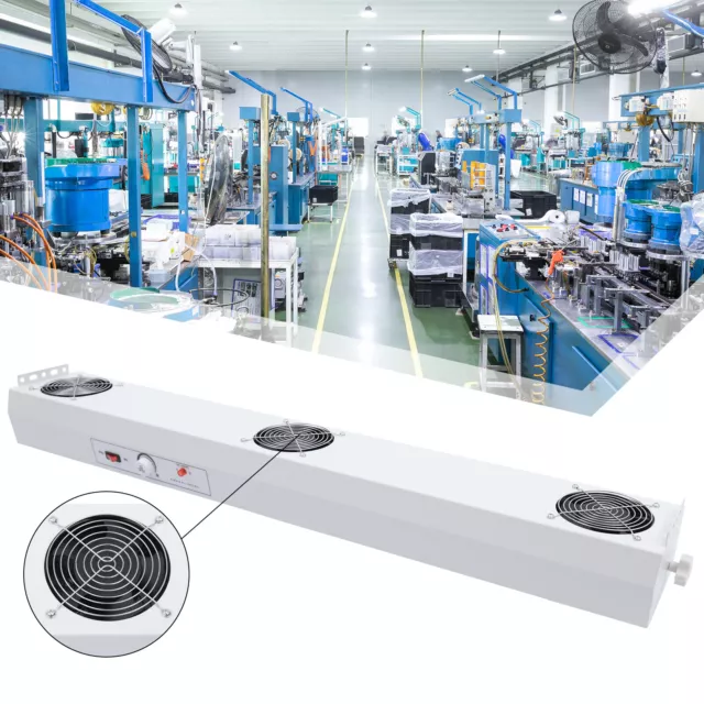 Anti-static Overhead Ionizing Fan High Voltage Ionization Air Blower Ion 3 Fan