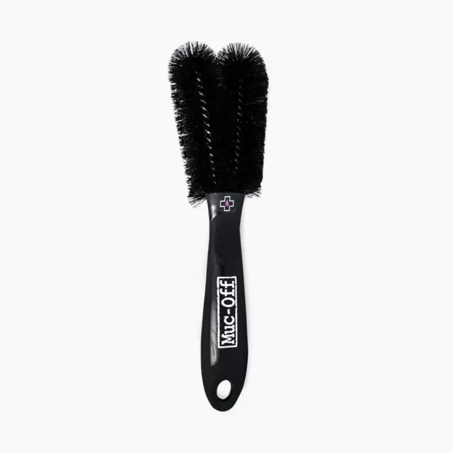 Muc-Off Two Prong Brush Motorcycle Motorbike Cleaning brush