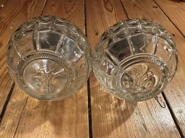 WMF Bowlen-Eis-Ei, Eiskugel aus Glas Cromargan Sammler Vintage 2x Zweiteilig RAR 3