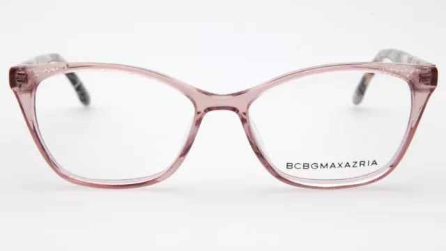 NEW BCBGMAXAZRIA LIZZIE Blush EYEGLASSES FRAME 52-15-135mm B36mm 2