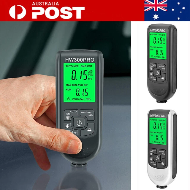 DIGITAL AUTO CAR Paint Thickness Gauge Coating Film Measuring Tester ...