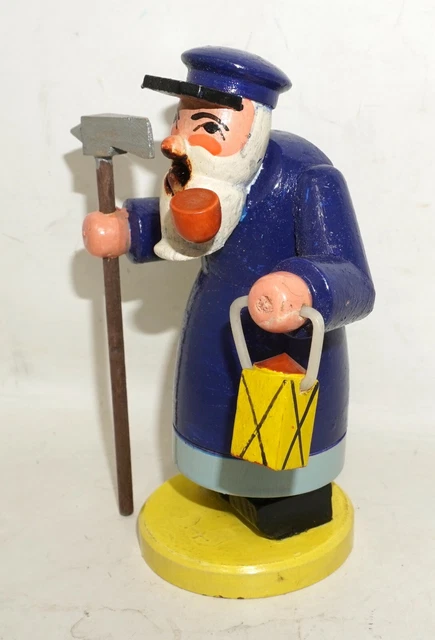 Räuchermann Räuchermännchen Wärter Wächter 12cm SEHR ALT /P16107 4