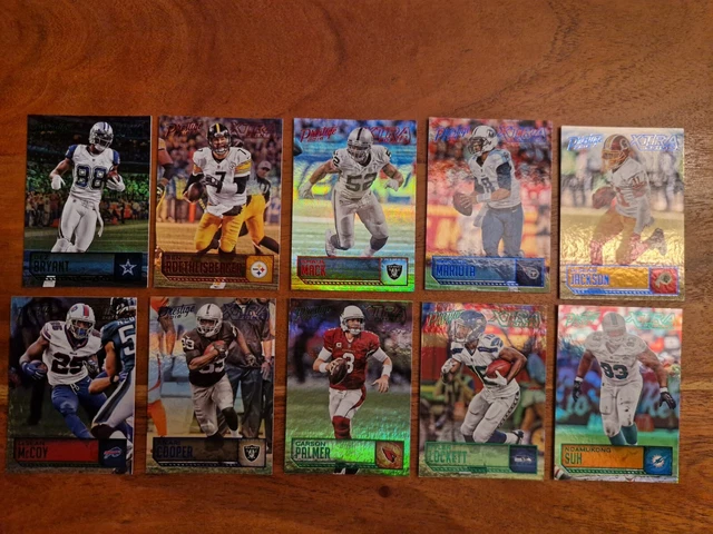 Panini Prestige NFL 2016 Xtra Points Green, Red And Blue Card Bundle