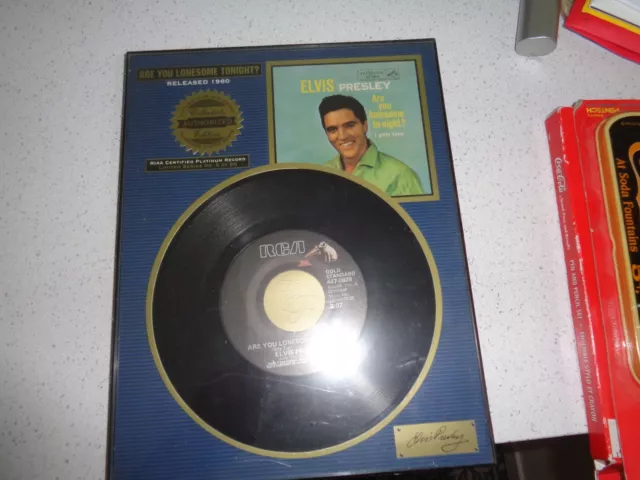 Elvis Presley Are you Lonesome Tonight? I gotta know, 45 Vinyl RCA Victor Record