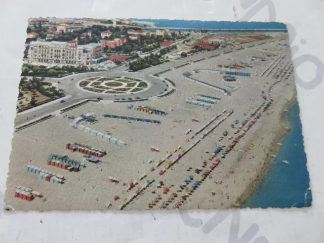 Carte Postale Période Riviera De Rimini Vue Aérienne Shipped 1958