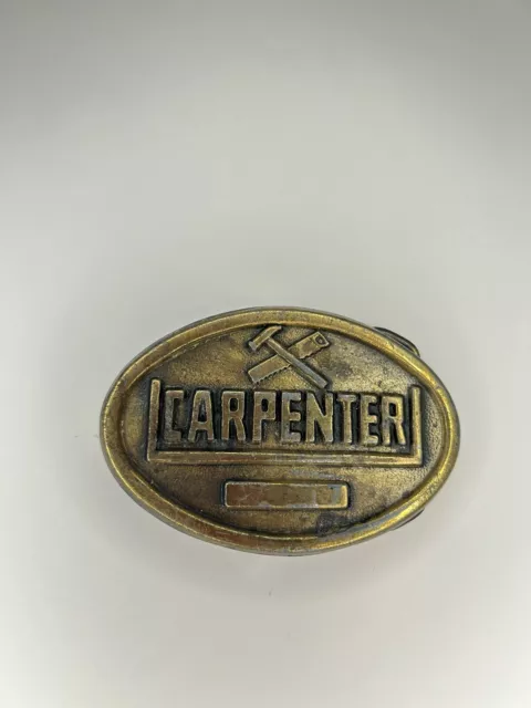 Vintage Belt Buckle “Carpenter”