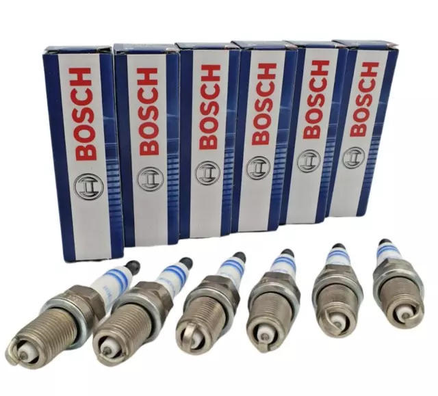 6x Bosch FR6KI332S ZÜNDKERZEN 0242240653 für Audi A3 A6 TT BMW 3er 5er Chevrolet