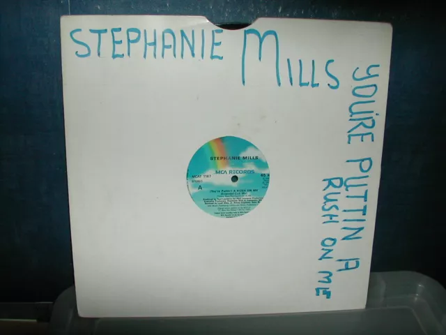 Stephanie Mills-A rush on me 12"  1987