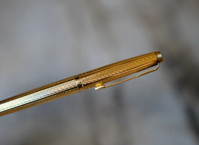 Stylo Plume Parker 85 Florence En Argent Vermeil 925 – Plume En Or 18 Carats, Modèle Prestige Rare