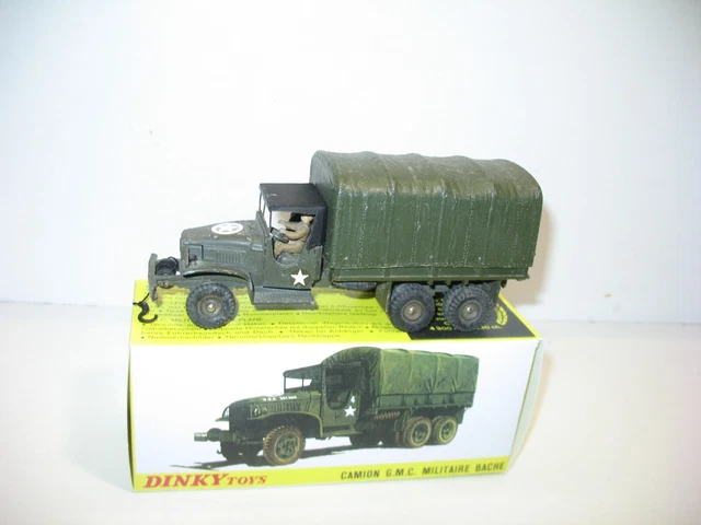 CAMION MILITAIRE GMC WW2 DINKY TOYS sorti de cave EUR 42,50 - FR