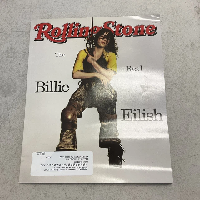 BILLIE EILISH AMY Winehouse Beyonce Dua Lipa Aoc Rolling Stone Magazine ...