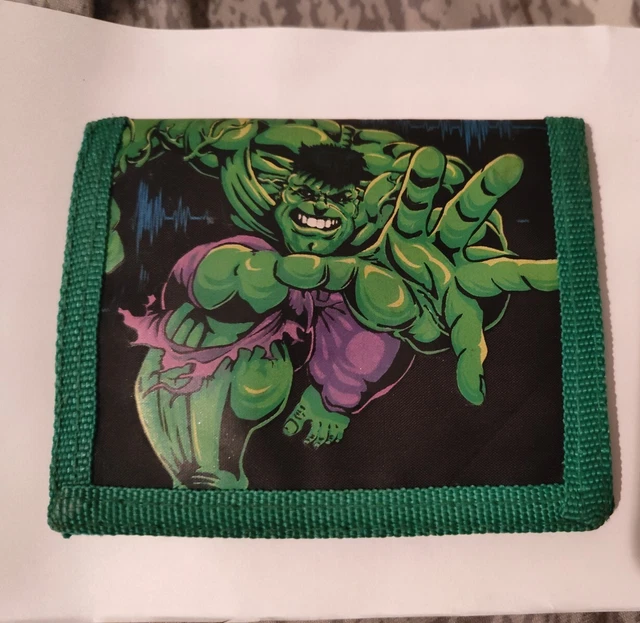MARVEL UNIVERSE Bi-Fold THE INCREDIBLE HULK Green Wallet Kids