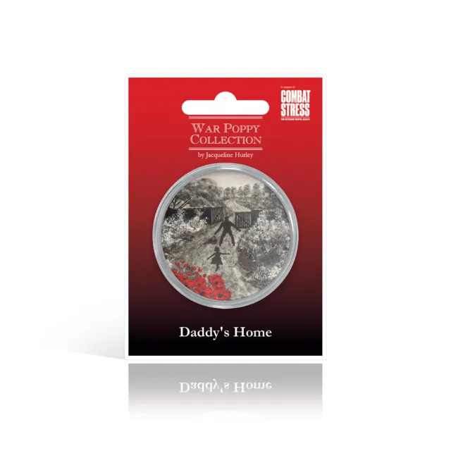 The War Poppy Collection Silver Coin Medal - Daddy's Home