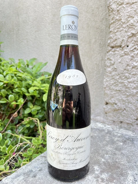 1982 Domaine Leroy d’Auvenay Bourgogne 1982 Domaine Leroy d’Auvenay Bourgogne